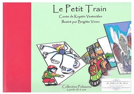 Illustration pour un livre publié : Le Petit Train (bilingue français-allemand)