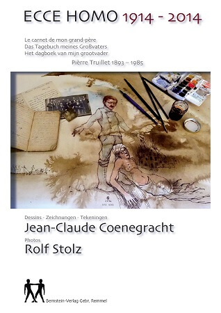 Illustration pour un livre publié : Ecce Homo 1914 – 2014 - Le carnet de mon grand-père Pierre Truillet (1893 – 1985)