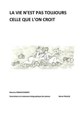 Illustration pour un livre publié : La vie n'est pas toujours celle que l'on croit